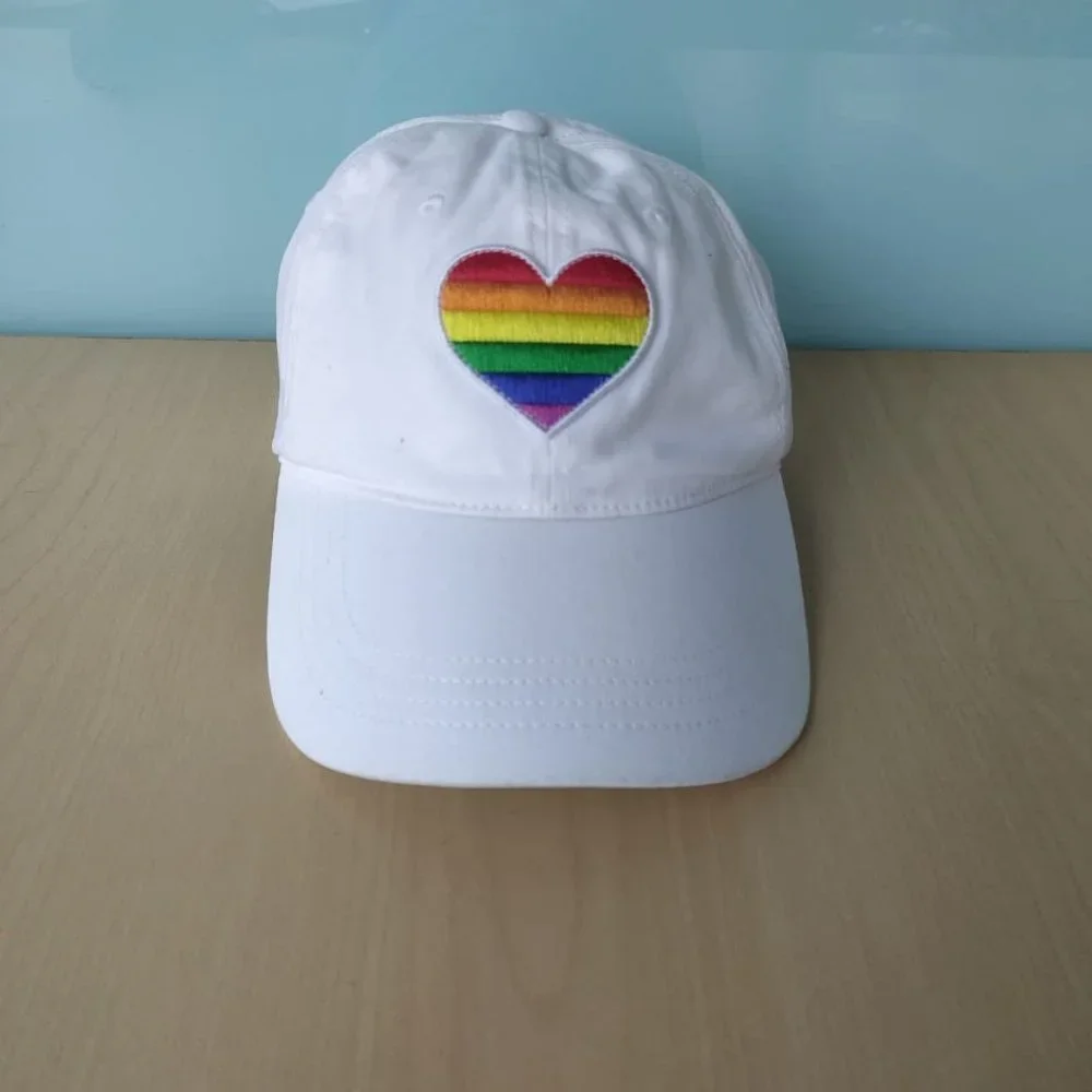 Abercrombie & Fitch X Trevor Project Rainbow LGBT Love Pride Baseball Cap - Picture 2 of 6